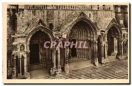 Cartes postales La Douce France Chartres Le Portail Nord