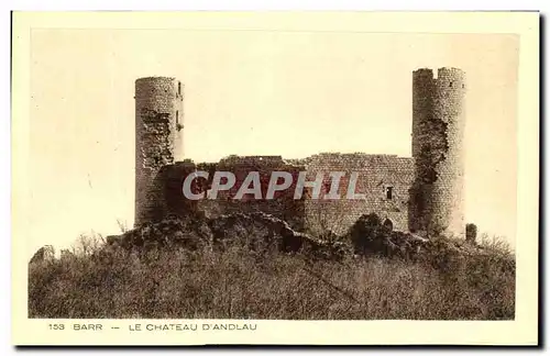 Cartes postales Barr Le Chateau D'Andlau