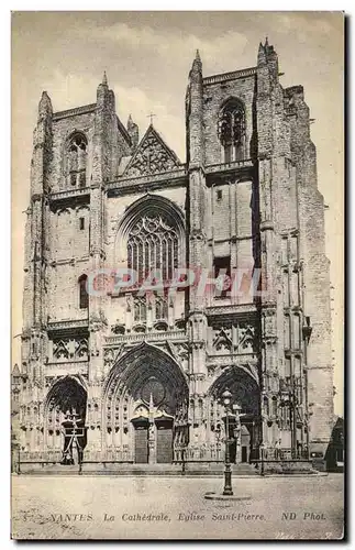 Ansichtskarte AK Nantes La Cathedrale Eglise Saint Pierre