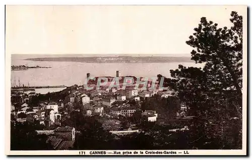 Cartes postales Cannes Vue prise de la Croix des Gardes