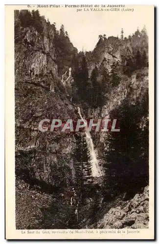 Cartes postales Mont Pilat Ferme Hotel de la jasserle Par La Valla en Gier
