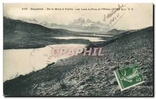 Cartes postales Dauphine De la Mure a vizille les lacs Laffrey et L&#39Obiou