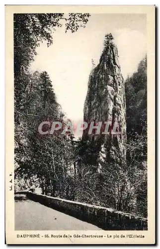 Cartes postales Dauphine Route de la Gde Chartreuse Le pic de l&#39Oeillette