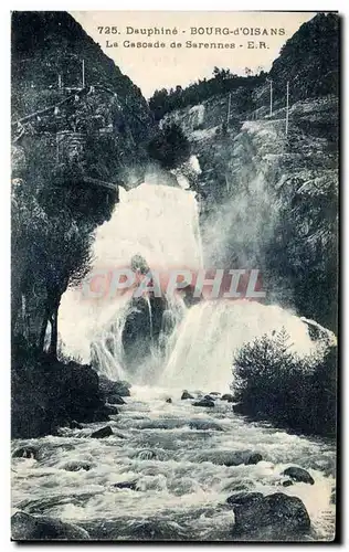 Cartes postales Dauphine Bourg d&#39Oisans La cascade de Sarennes