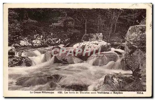 Cartes postales Les Creuse Pittoresque Les Bords Du Thaurion Entre Vallieres Et Royere