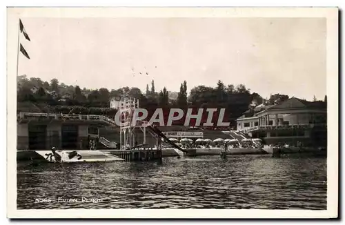 Cartes postales moderne Evian Plage