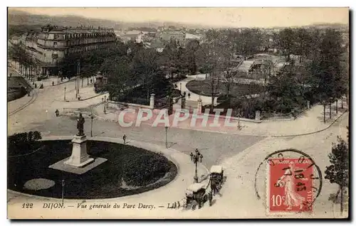 Ansichtskarte AK Dijon Vue Generale Du Parc Darcy