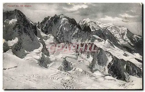 Cartes postales Massif Du Mt Blanc