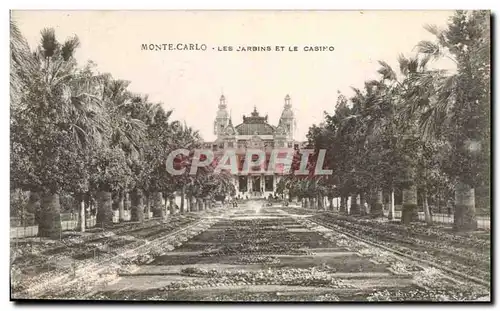 Cartes postales Monte Carlo Les Cardins Et Le Casimo