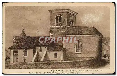 Ansichtskarte AK Vianney Cure d&#39Ars de Eglise de Vianney Cure de 1819 a 1859