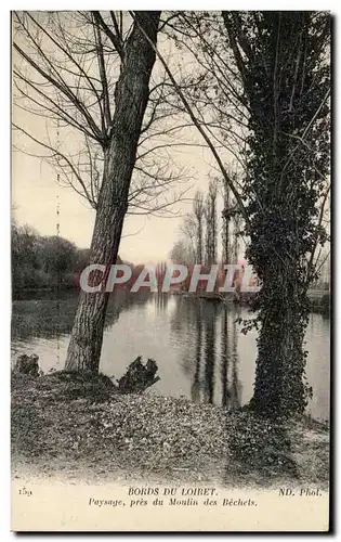 Cartes postales Bords Du Loiret Pausage pres du Moulin des Bechets