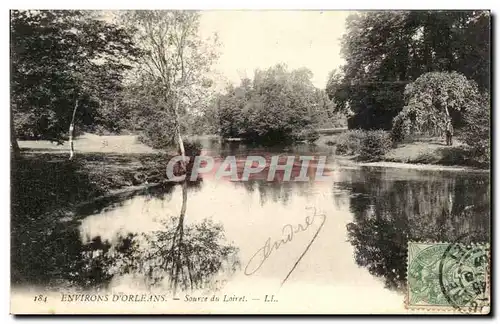 Cartes postales Environs D&#39Orleans Source du Loiret