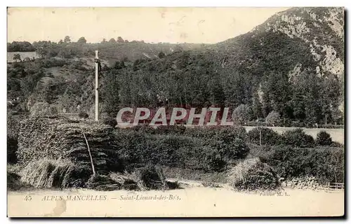 Cartes postales Alpes Mancelles Saint leonerd des Bois