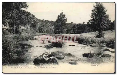 Ansichtskarte AK Alpes Mancelles Les bords de la Sarthe