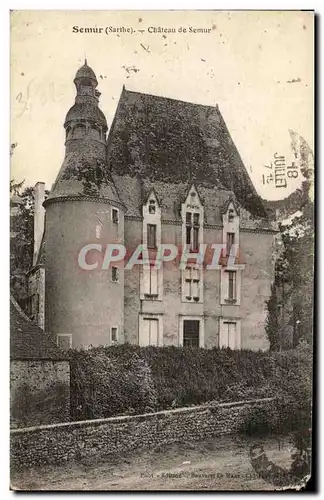 Cartes postales Semur Chateau de Semur
