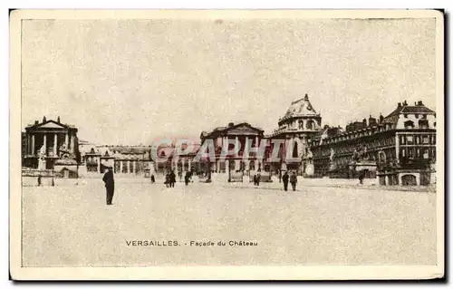 Ansichtskarte AK Versailles Facade du Chateau