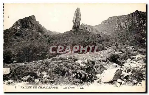 Cartes postales Vallee de Chaudefour Les Cretes