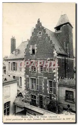 Cartes postales Tours Maison dile de Tristan Lhermite Hotel particulier de style flamand