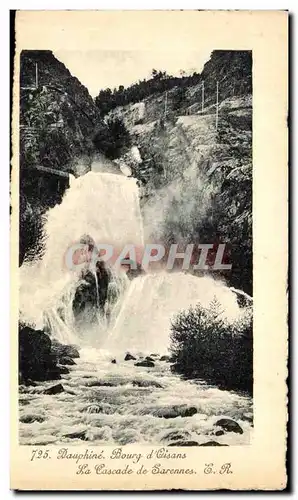 Cartes postales Dauphine Bourg d&#39Oisans la Cascade de Sarennes