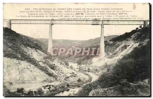 Cartes postales Vue Generale De Viaduc des Fades