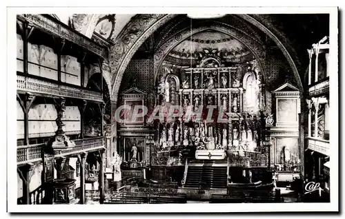 Ansichtskarte AK St Jean De Luz Interieur de L&#39Eglise St Jean Baptiste