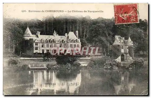 Cartes postales Environs de Cherbourg Le Chateau de Nacqueville