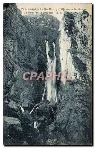 Cartes postales Dauphine Du Bourg d&#39Oisans a La Grave Le Saut De La Pucelle