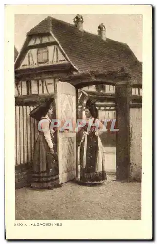 Cartes postales Alsaciennes Folklore Costume Alsace