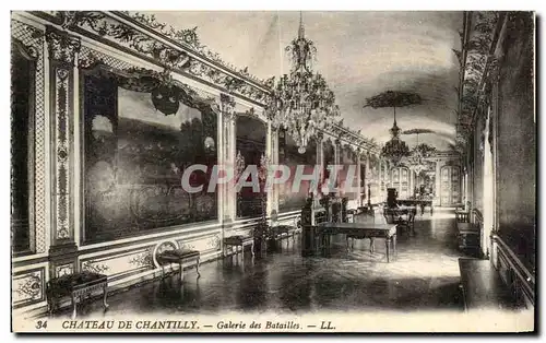 Ansichtskarte AK Chateau De Chantilly Galerie Des Batailles