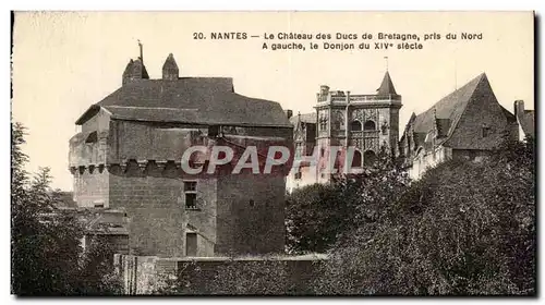 Cartes postales Nantes Le Chateau Des Ducs De Bretagne