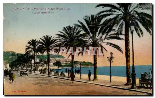 Cartes postales Nice Promenade Des Etats Unis