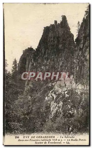 Cartes postales Env De Gerardmer La Schlucht Ancienne Frontiere