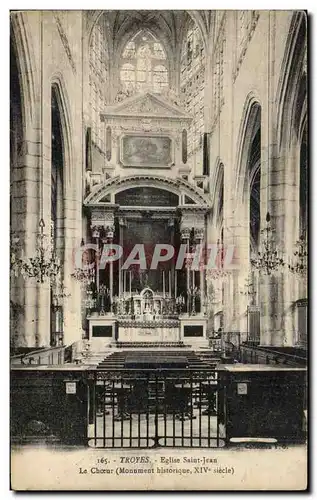 Ansichtskarte AK Troyes Eglise Saint Jean Le Choeur