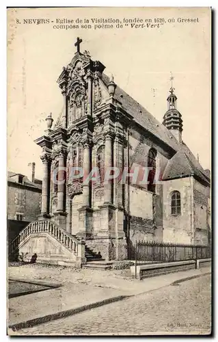 Cartes postales Nevers Eglise de la Visitation