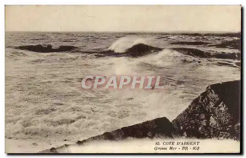 Cartes postales Cote D&#39Argent Grosse Mer