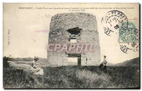 Cartes postales Pont Mort Vieille tour Sous Laquelle Se Tronve L'endroit Ou Furent celebrees les fiancailles