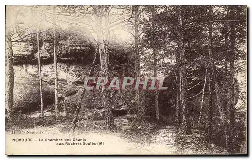 Cartes postales Nemours La Chambre Des Geants Aux Rochers Soules