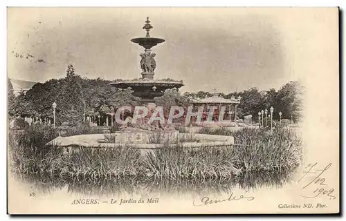 Cartes postales Angers Le Jardin Du Mail