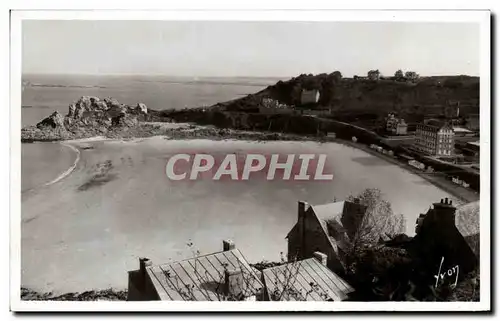 Ansichtskarte AK Perros Guirec Plage De Trestignel Et Pointe Du Chateau