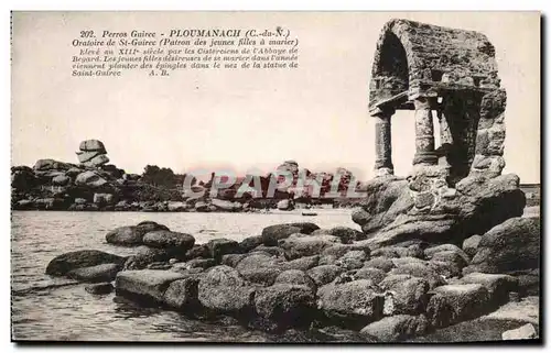 Cartes postales Perros Guirec Ploumanach Oratoire De St Guirec