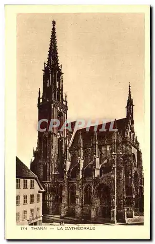 Cartes postales Thann La Cathedrale