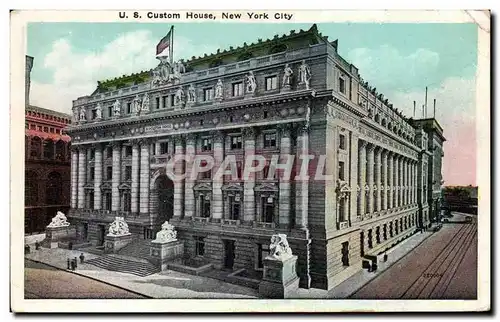 Ansichtskarte AK U S Custom House New York City