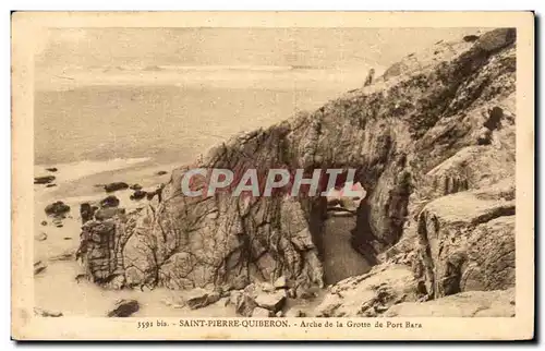 Cartes postales Saint Pierre Quiberon Arche de la Grotte de Port Bara