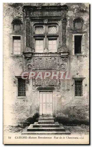 Ansichtskarte AK Cahors Maison Renaissance Rue de la Chantrerie