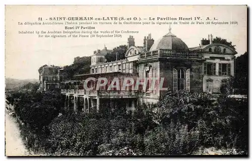 Cartes postales Saint Germain en Laye Le Pavilon Henri IV