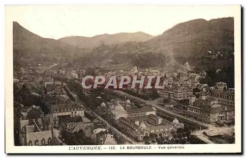 Cartes postales L&#39Auvergne La Bourboule Vue generale