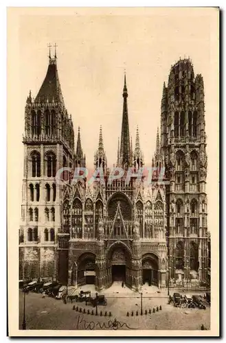 Cartes postales Rouen La Cathedrale Notre Dame