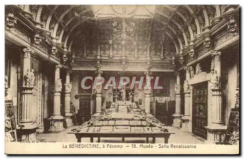 Cartes postales La Benedictine a Fecamp Musee Salle Renaissance