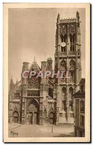 Ansichtskarte AK Les Petits Tableaux de Normandle Dieppe L&#39eglise Saint Jacquesfacade principale St James