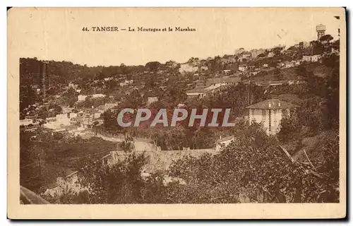 Cartes postales Tanger La Montagne et le Marshan Maroc